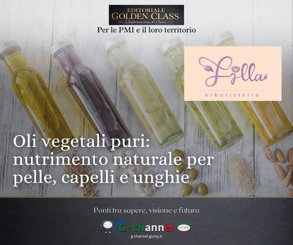 Oli vegetali puri: nutrimento naturale per pelle, capelli e unghie