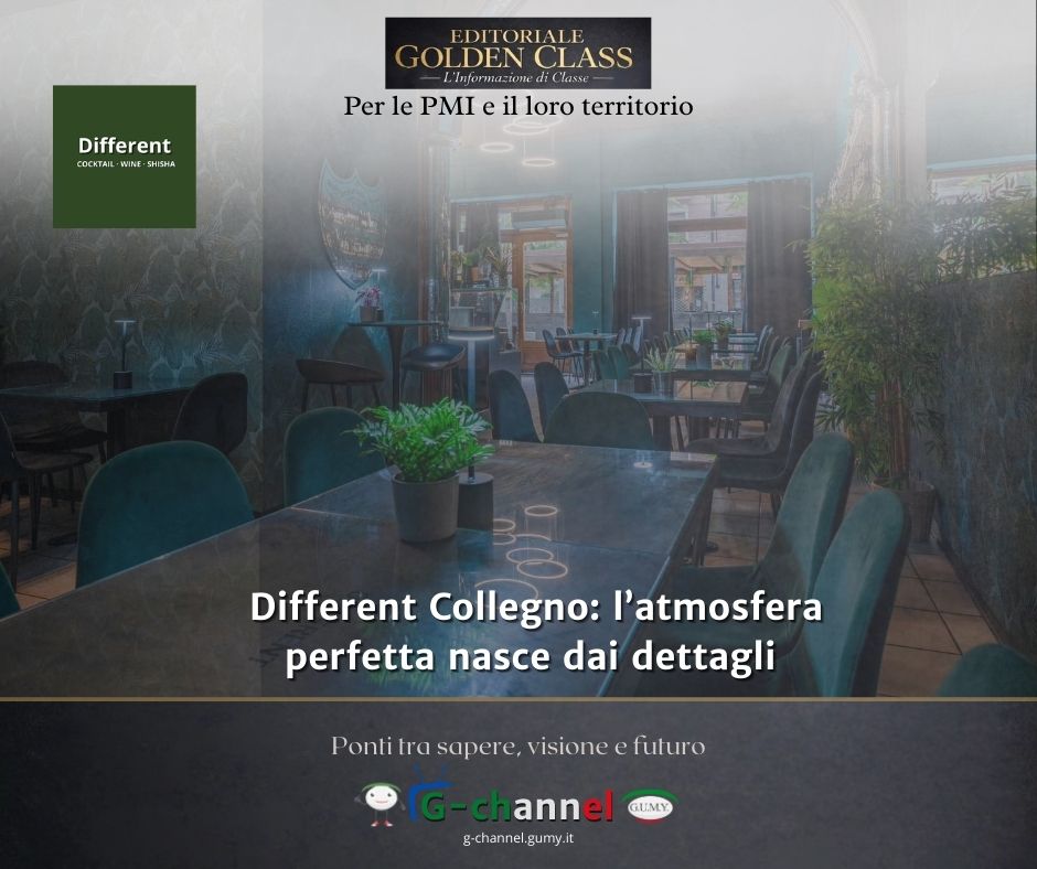 Different Collegno: l’atmosfera perfetta nasce dai dettagli