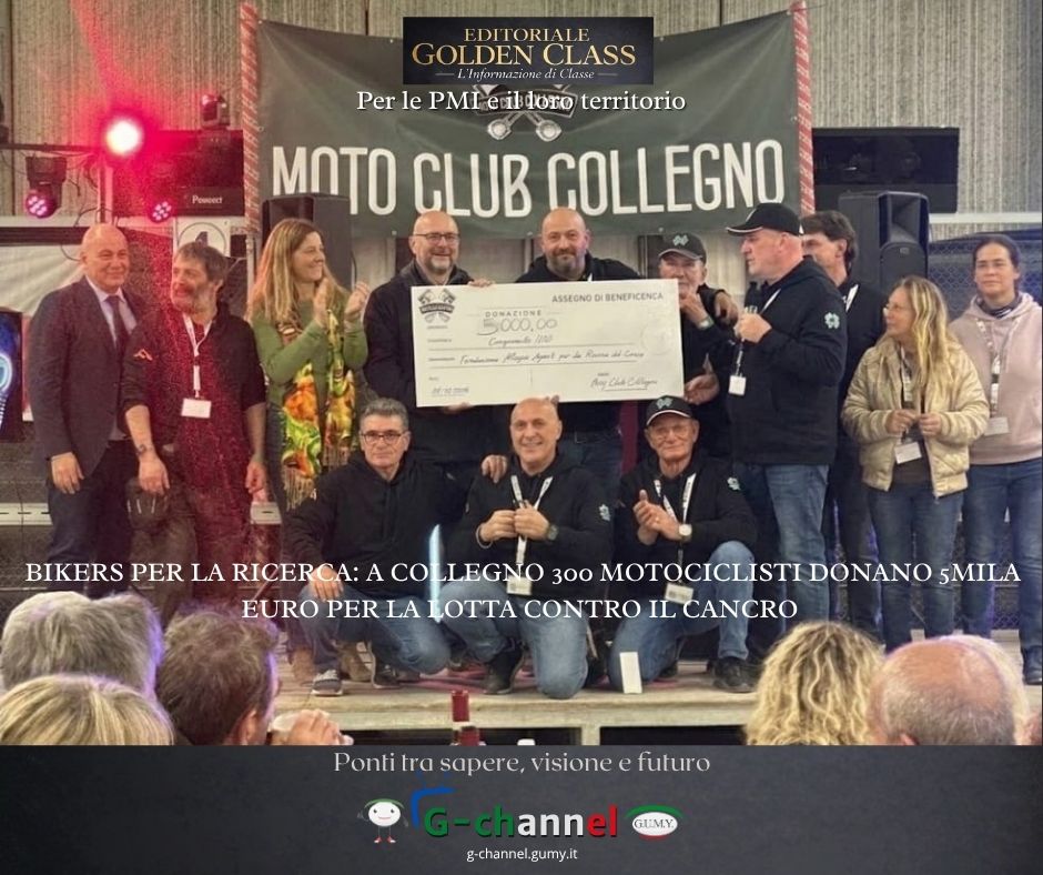 Bikers per la ricerca: a Collegno raccolti 5.000 euro