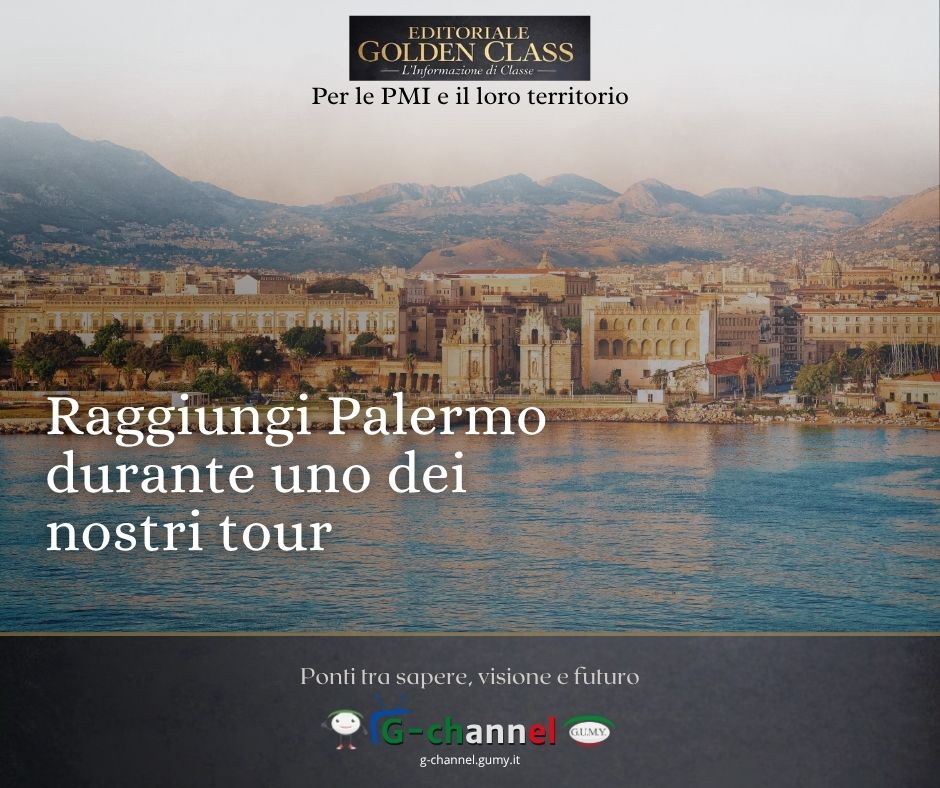 Palermo raggiungibile con soste a terra durante il tour