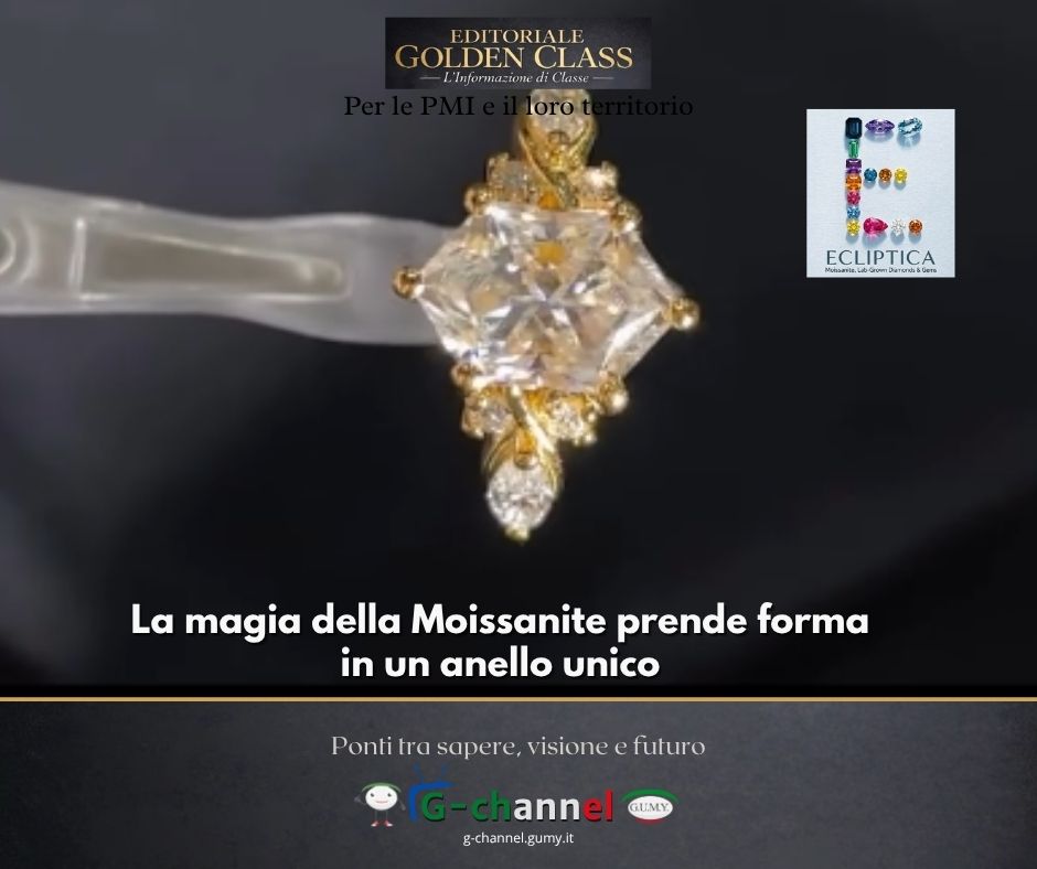 Ecliptica: la magia della Moissanite prende forma in un anello unico