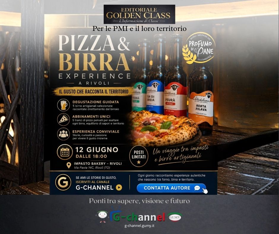 Pizza & Birra Experience a Rivoli: il gusto che racconta il territorio