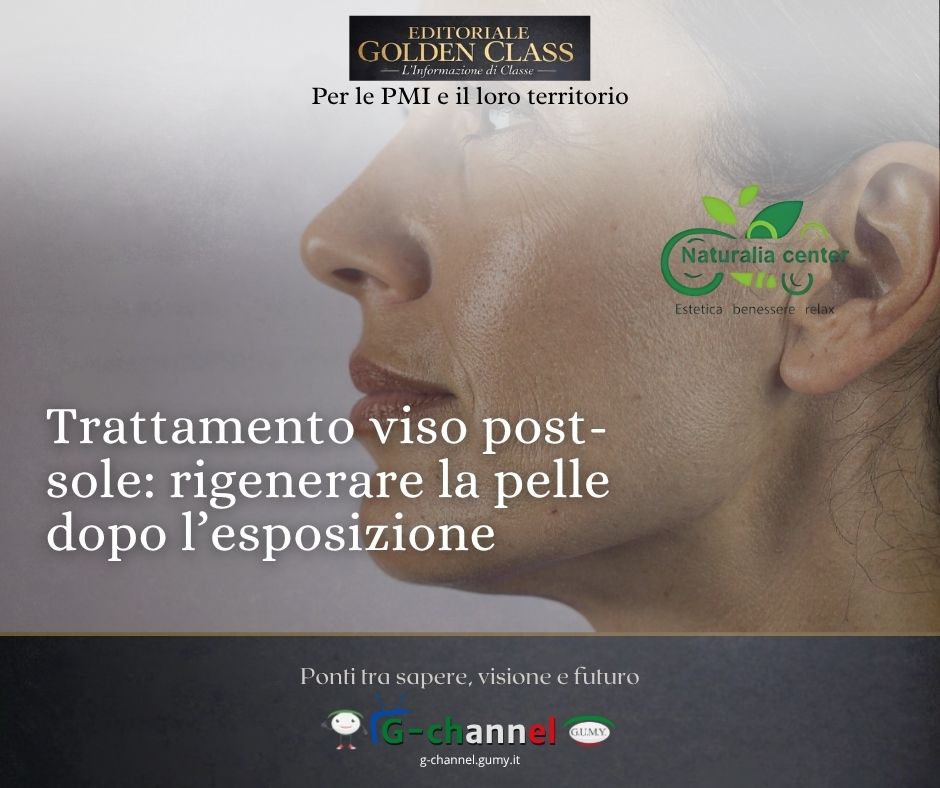Trattamento viso post-sole