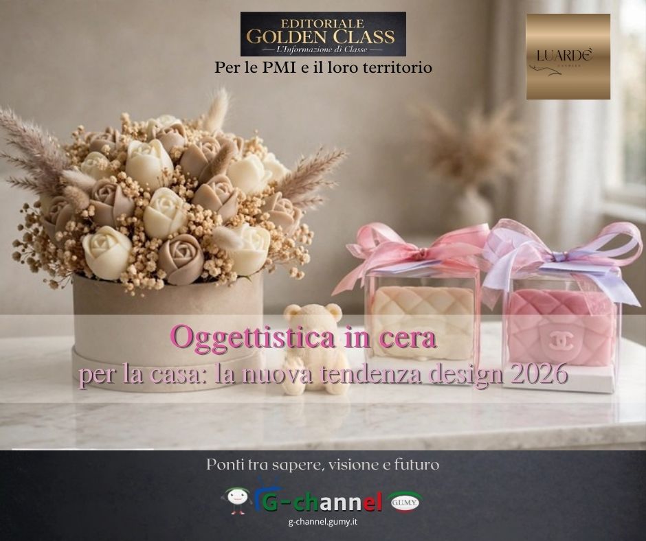Oggettistica in cera per la casa: la nuova tendenza design 2026