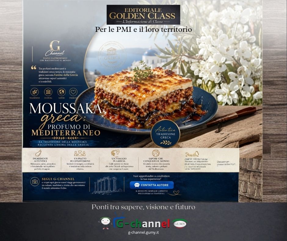 Moussaka greca: profumo di Mediterraneo