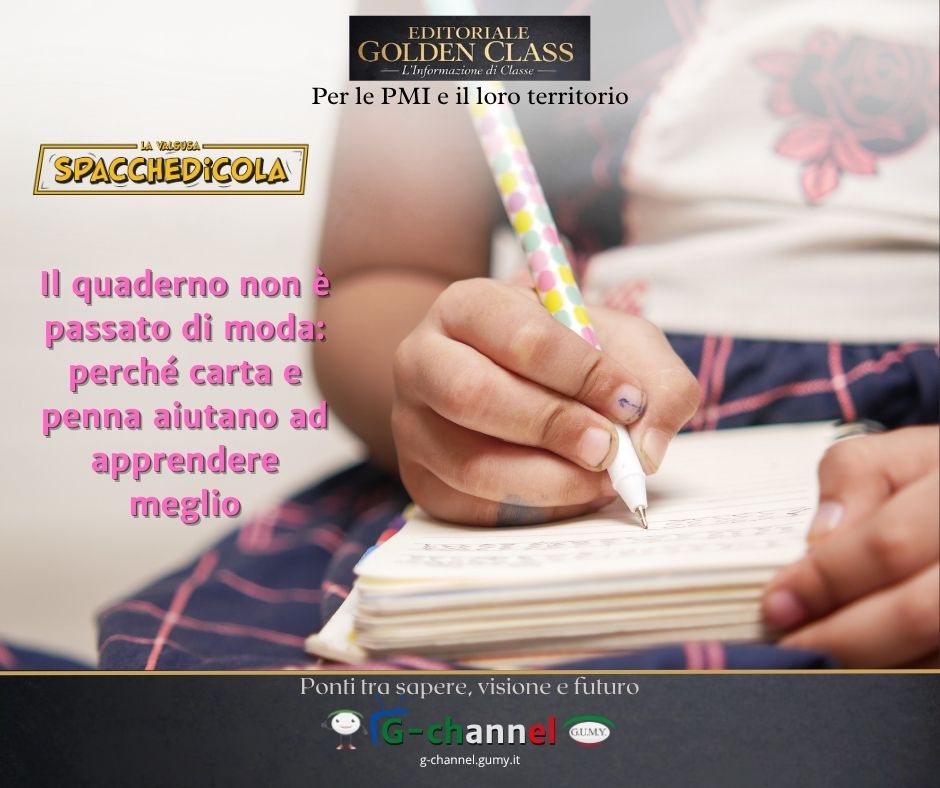 Il quaderno non è passato di moda: perché carta e penna aiutano ad apprendere meglio