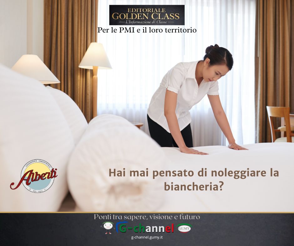 Hai mai pensato di noleggiare la biancheria?