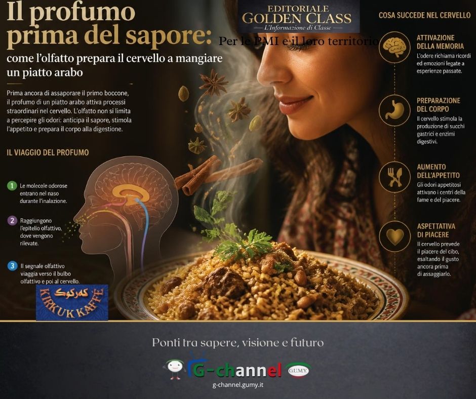 Il profumo prima del sapore: come l'olfatto prepara il cervello a mangiare