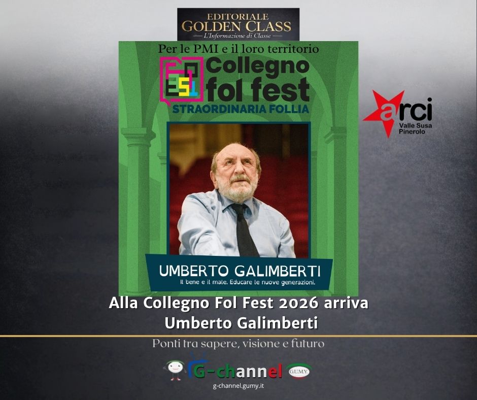 Alla Collegno Fol Fest 2026 arriva Umberto Galimberti