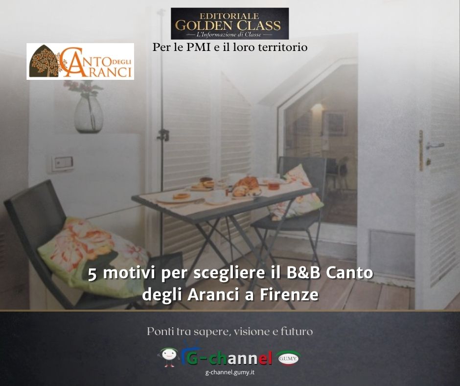 5 motivi per scegliere il B&B Canto degli Aranci a Firenze