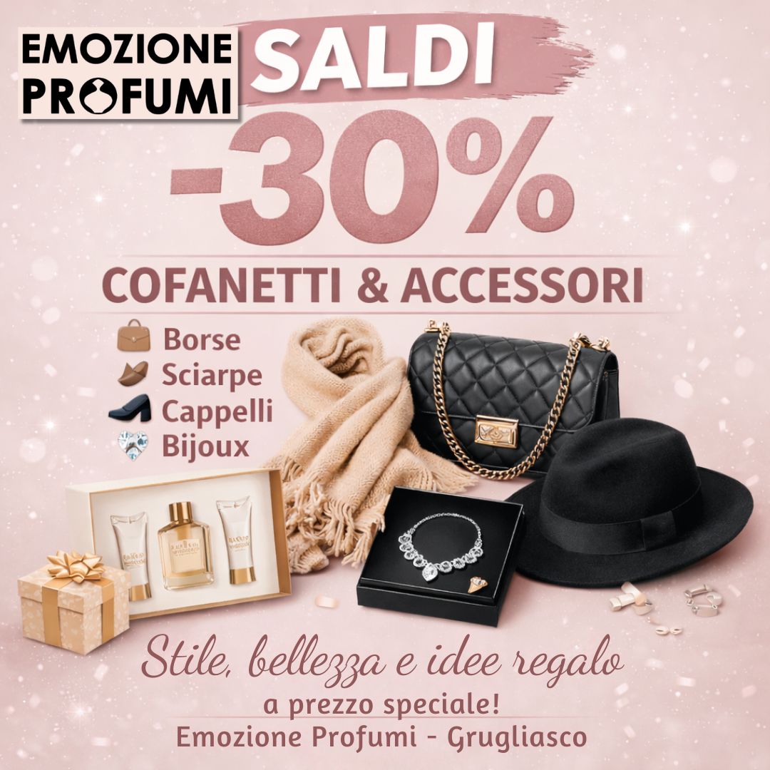 Sono partiti i saldi da Emozione Profumi