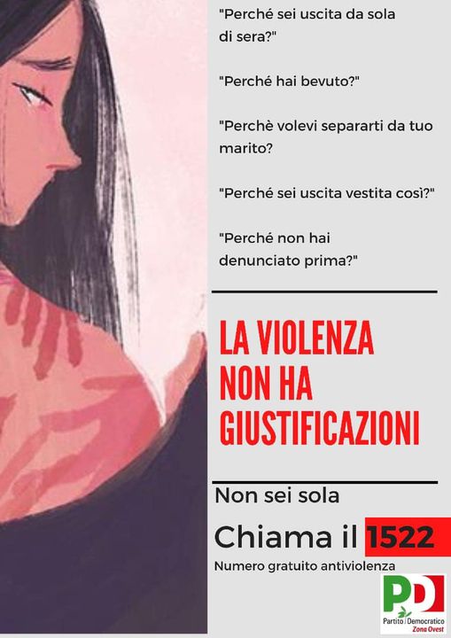 La violenza non ha giustificazioni