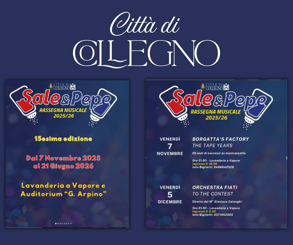 XV EDIZIONE DELLA RASSEGNA MUSICALE “SALE&PEPE”