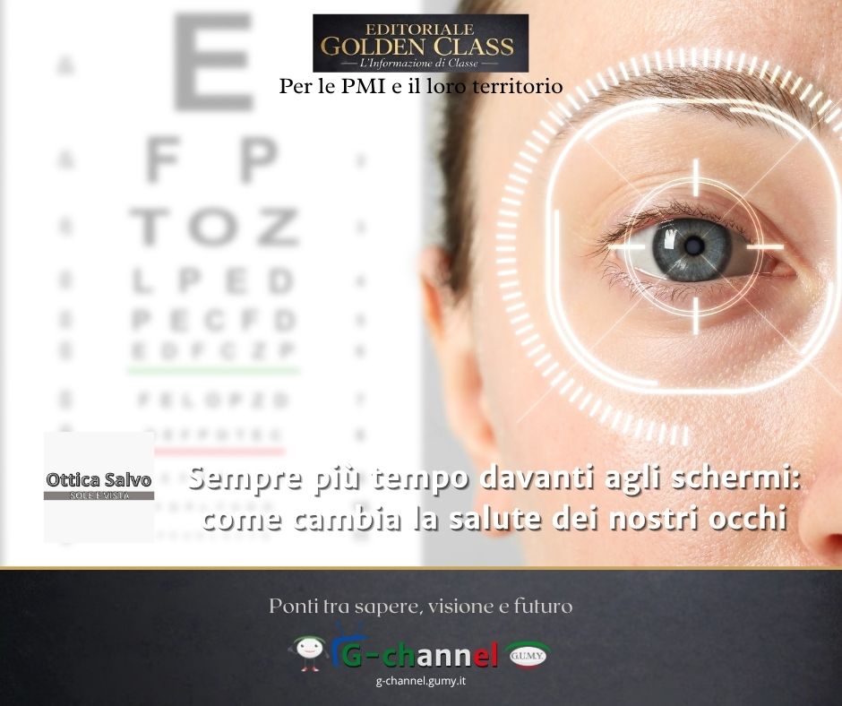 Sempre più tempo davanti agli schermi: come cambia la salute dei nostri occhi