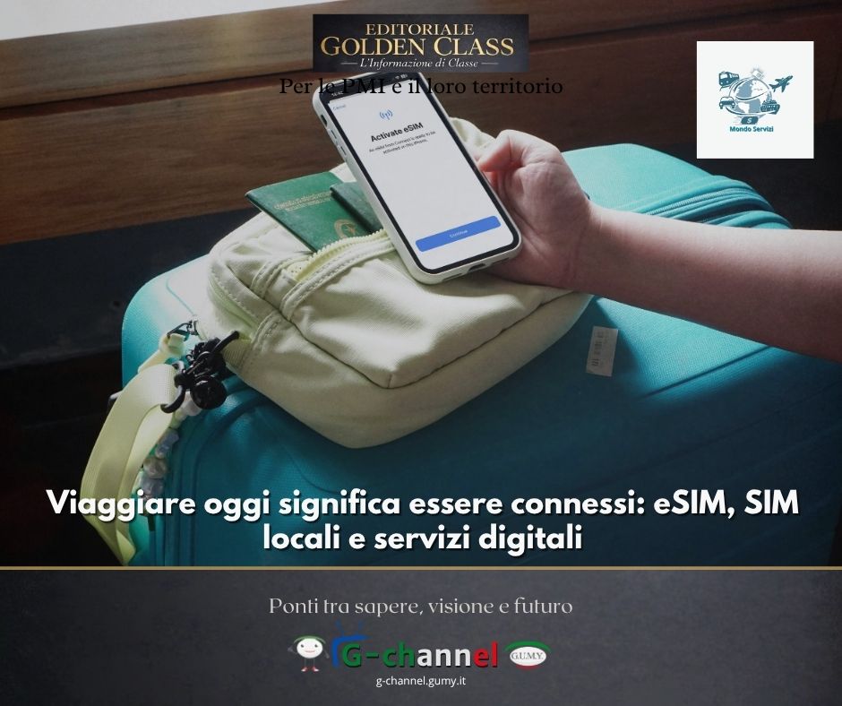 Viaggiare oggi significa essere connessi: eSIM, SIM locali e servizi digitali