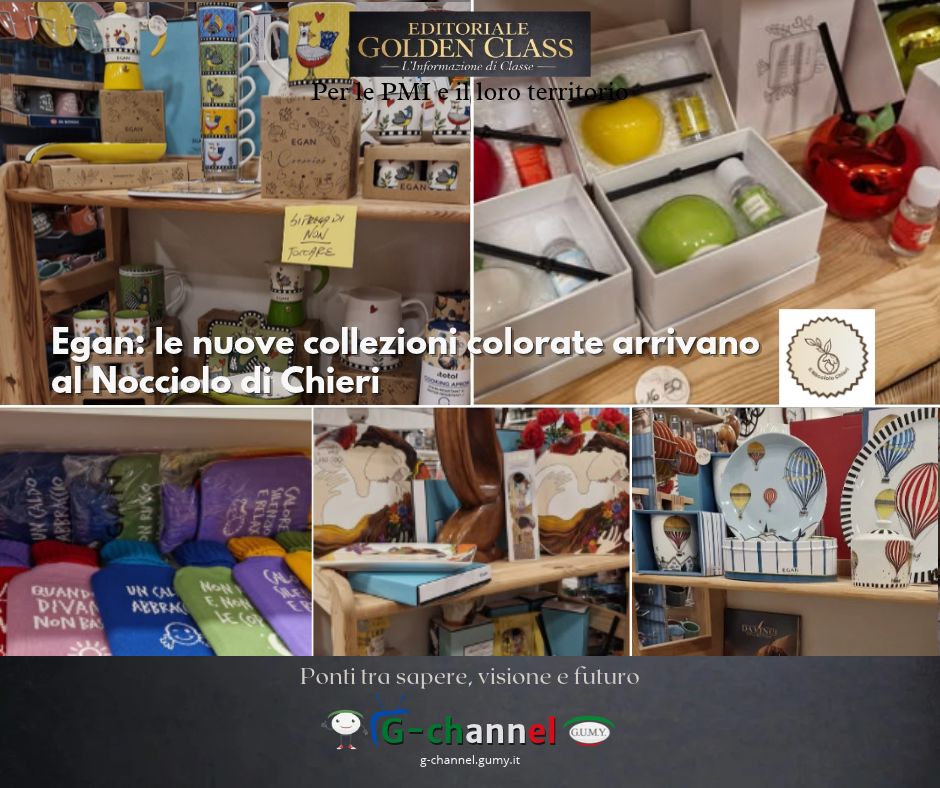 Egan: le nuove collezioni colorate arrivano al Nocciolo di Chieri