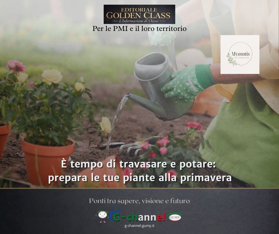 È tempo di travasare e potare: prepara le tue piante alla primavera