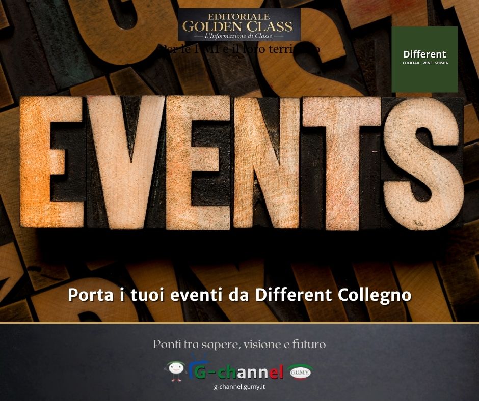 Porta i tuoi eventi da Different Collegno