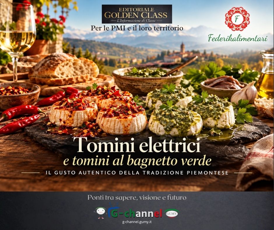 Tomini elettrici e al bagnetto verde: gusto piemontese