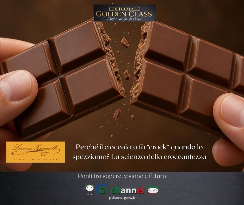 Perché il cioccolato fa “crack” quando lo spezziamo? La scienza della croccantezza