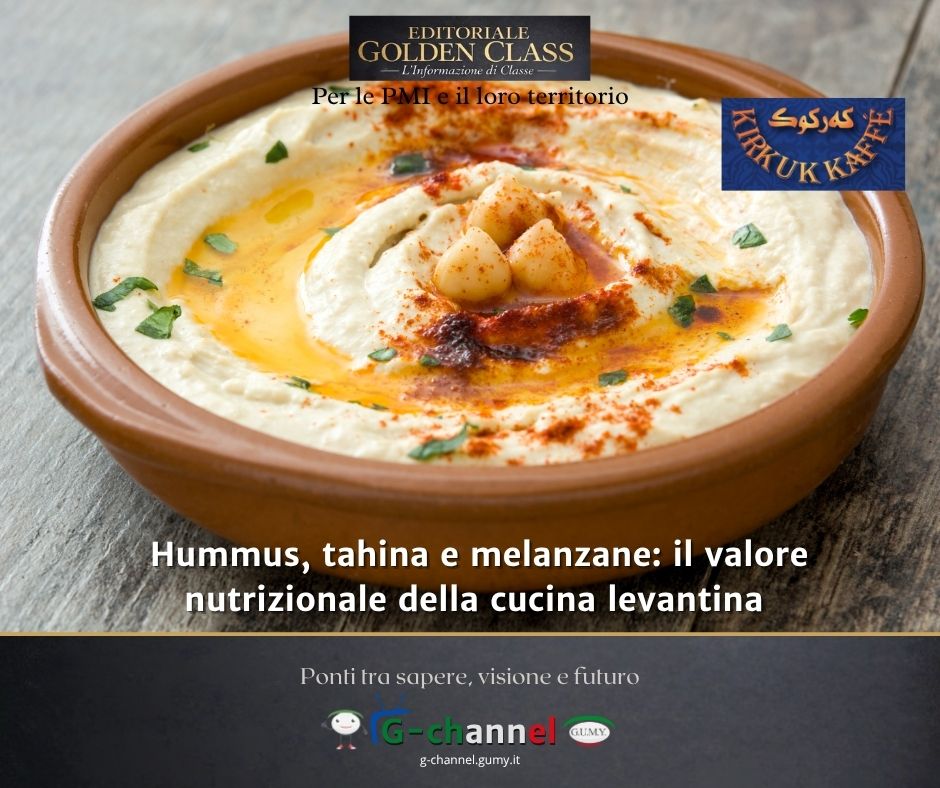 Hummus, tahina e melanzane: il valore nutrizionale della cucina levantina
