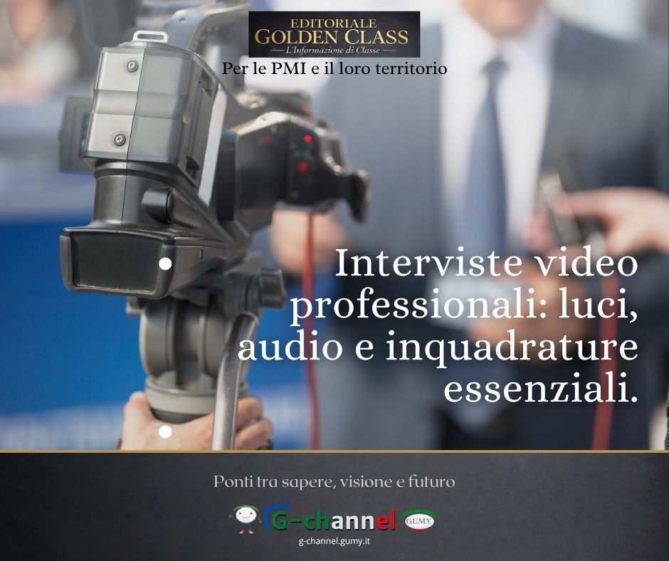 Interviste video professionali: luci, audio e inquadrature essenziali