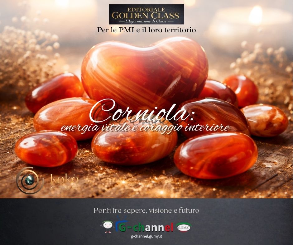 Corniola: energia vitale e coraggio interiore
