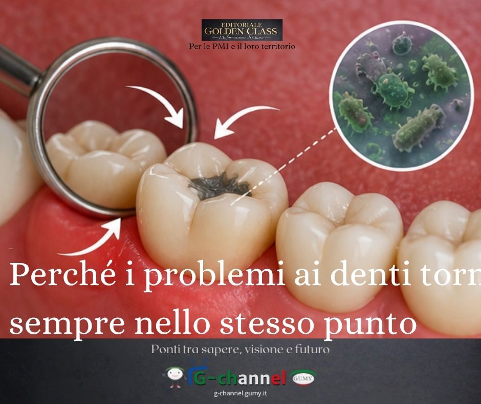 Perché i problemi ai denti tornano sempre nello stesso punto
