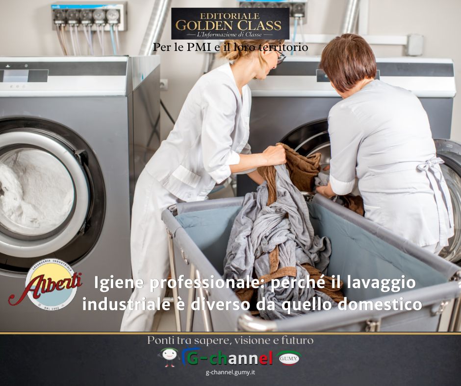 Igiene professionale: perché il lavaggio industriale è diverso da quello domestico