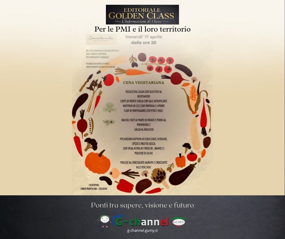 Casatambu: cena vegetariana tra gusto e creatività