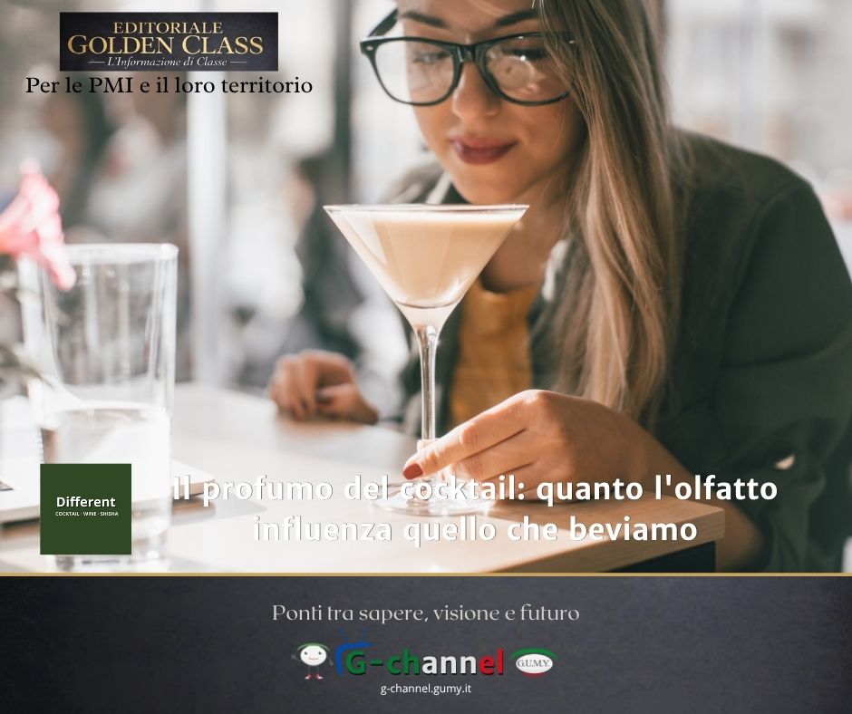 Il profumo del cocktail: quanto l'olfatto influenza quello che beviamo