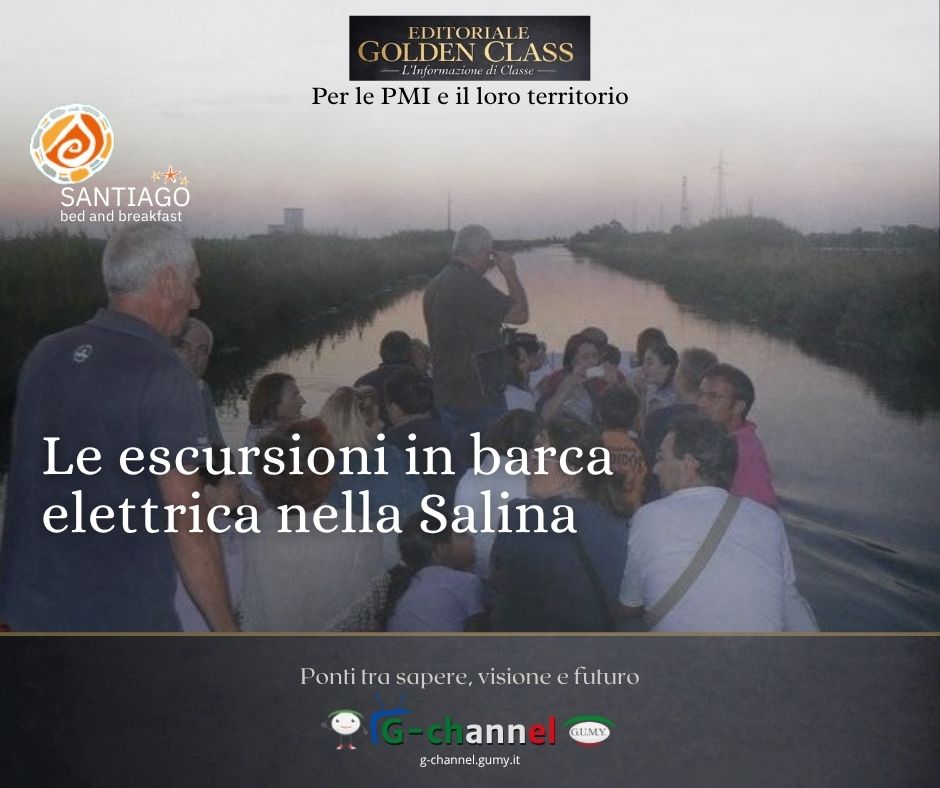 Le escursioni in barca elettrica nella Salina di Cervia