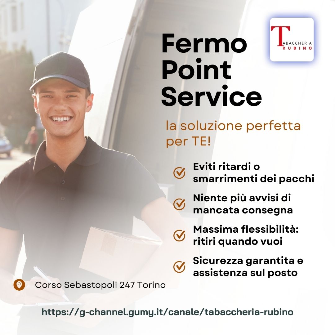 Consegne sicure e senza stress: scopri il servizio Fermo!Point della Tabaccheria Rubino