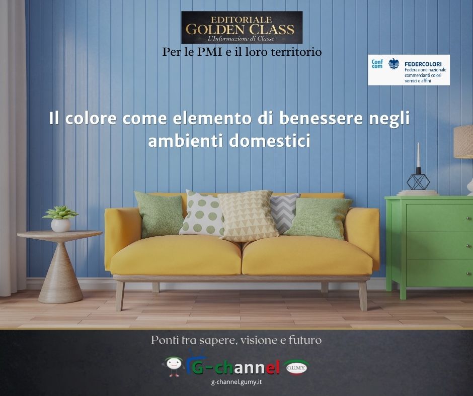 Il colore come elemento di benessere negli ambienti domestici