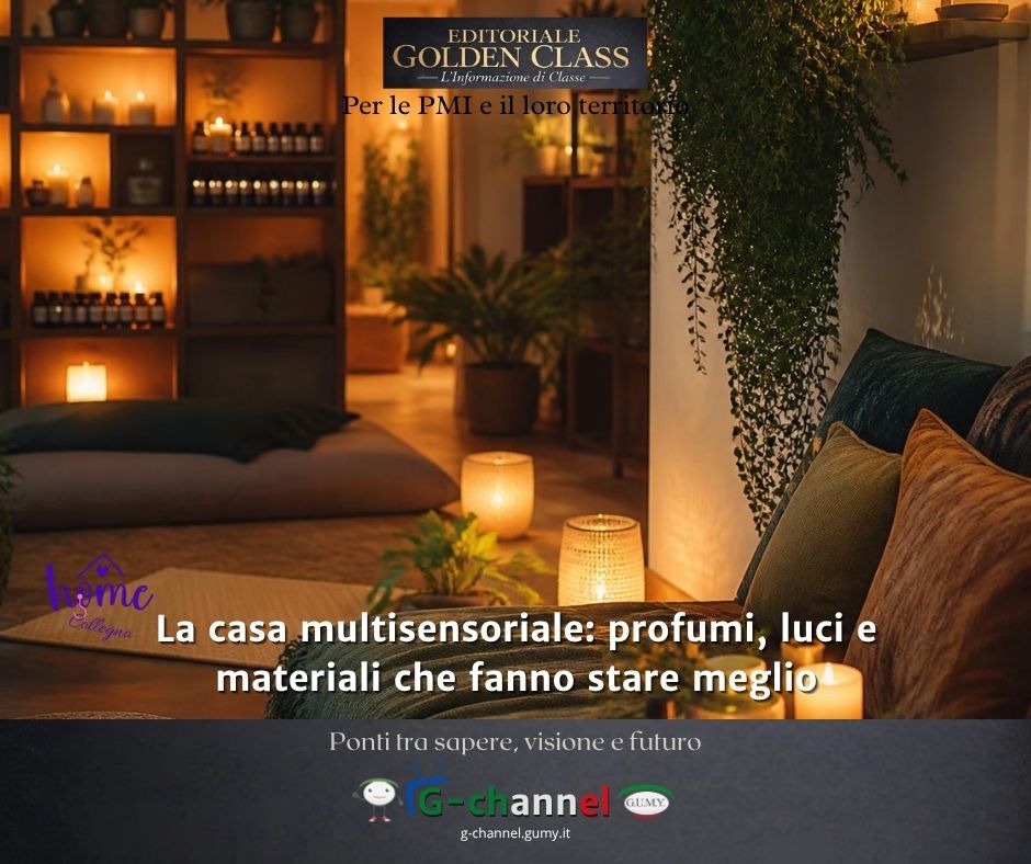 La casa multisensoriale: profumi, luci e materiali che fanno stare meglio