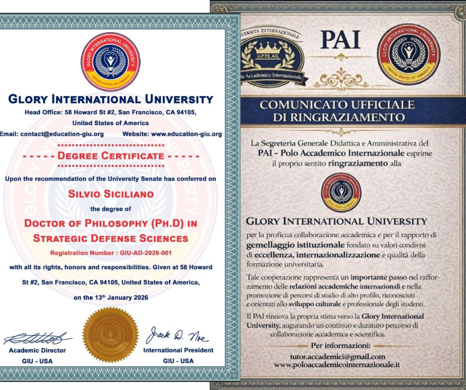 Gemellaggio con Glory International University