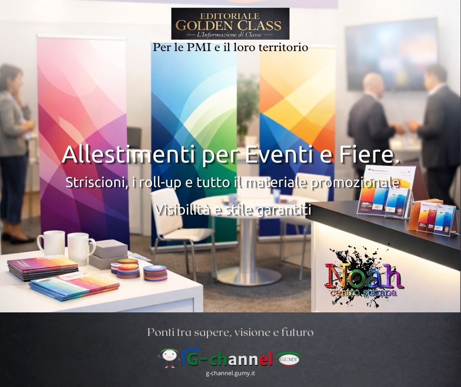 Allestimenti per Eventi e Fiere: Striscioni, Roll-Up e Materiale Promozionale