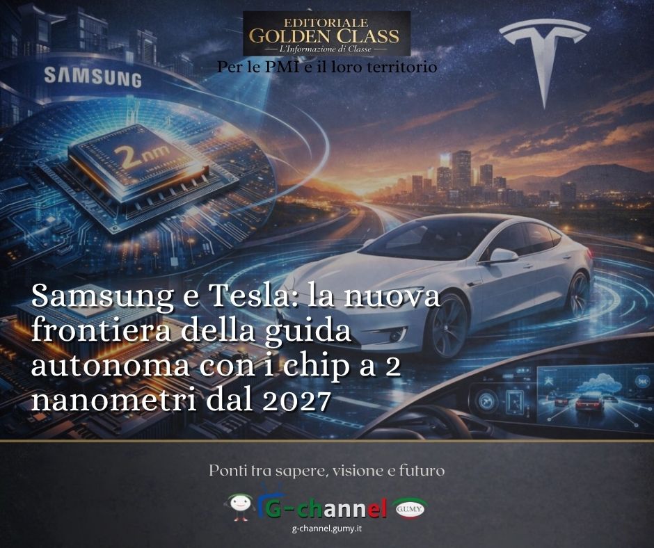Samsung e Tesla: la nuova frontiera della guida autonoma con i chip a 2 nanometri dal 2027