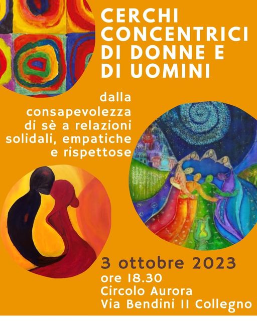 CERCHI CONCENTRICI DI DONNE E DI UOMINI