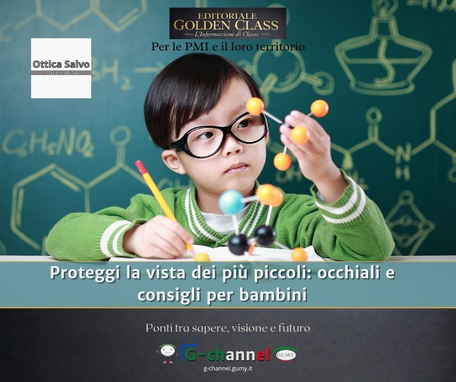 Proteggi la vista dei più piccoli: occhiali e consigli per bambini