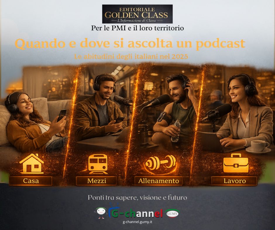Quando e dove si ascolta un podcast in Italia