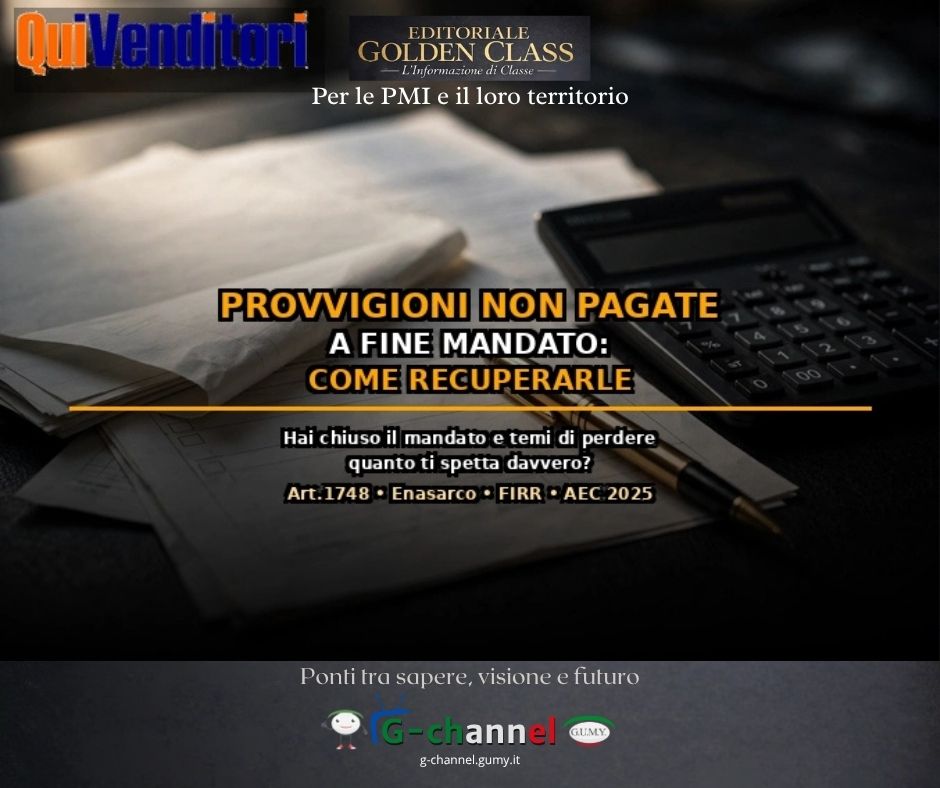Provvigioni non pagate a fine mandato: come recuperarle