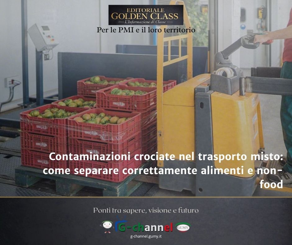 Contaminazioni crociate nel trasporto misto: come separare correttamente alimenti e non-food