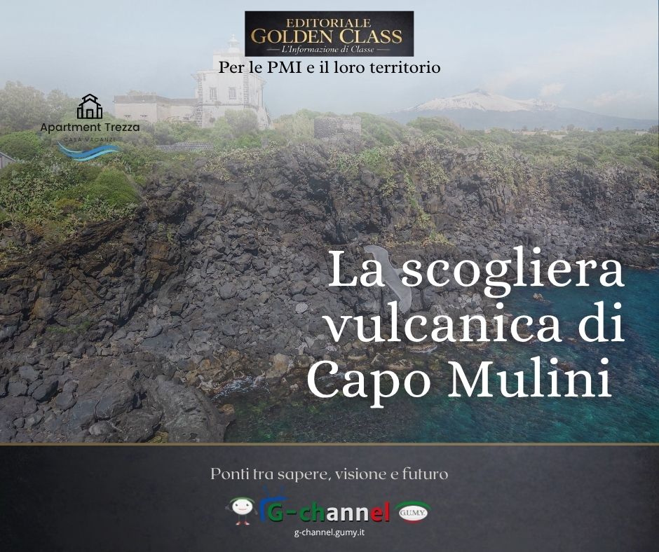La scogliera vulcanica di Capo Mulini