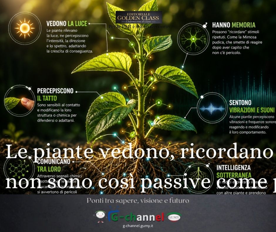 Le piante vedono, ricordano e reagiscono: non sono così passive come pensiamo
