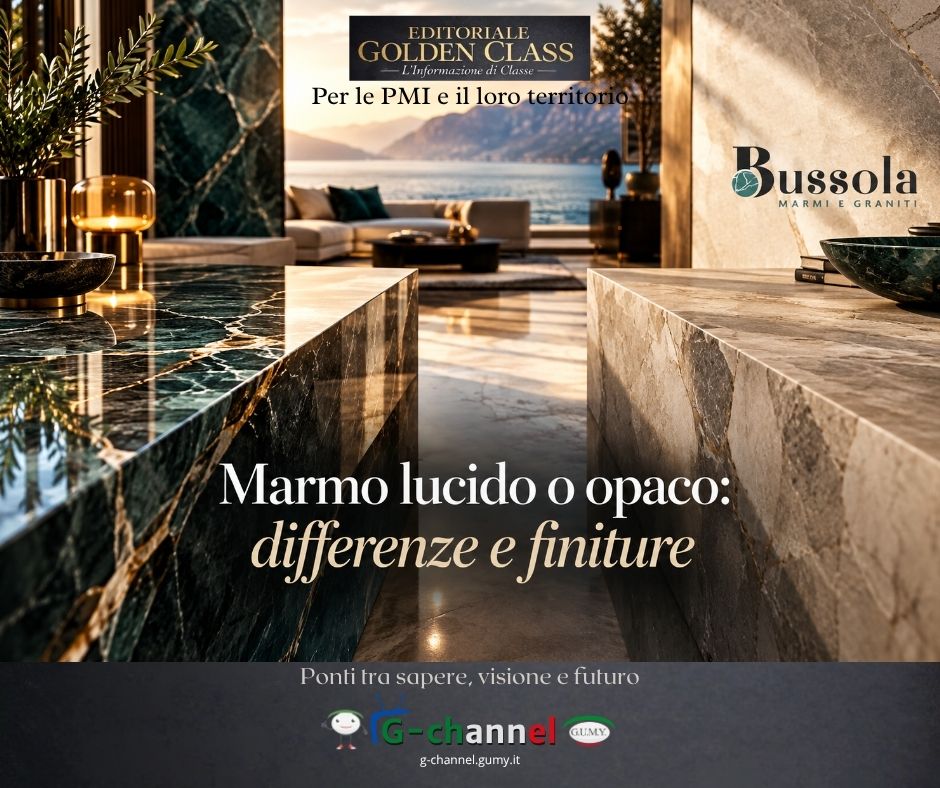 Marmo lucido o opaco: differenze e finiture