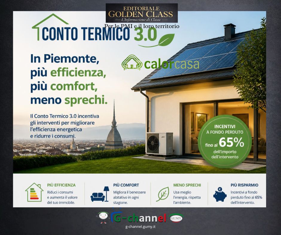 Conto Termico 3.0 in Piemonte: più efficienza, più comfort, meno sprechi