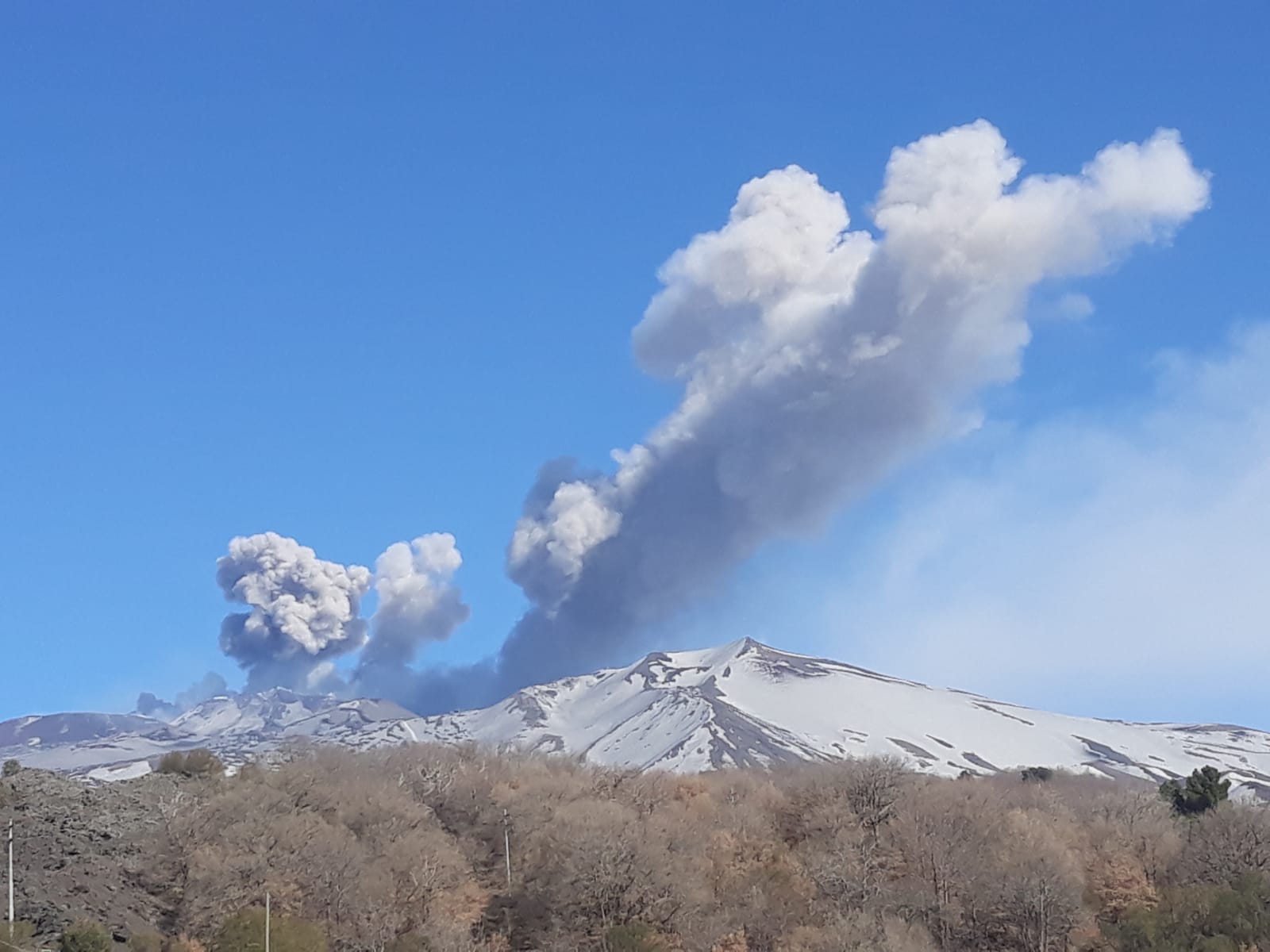 Etna in eruzione 