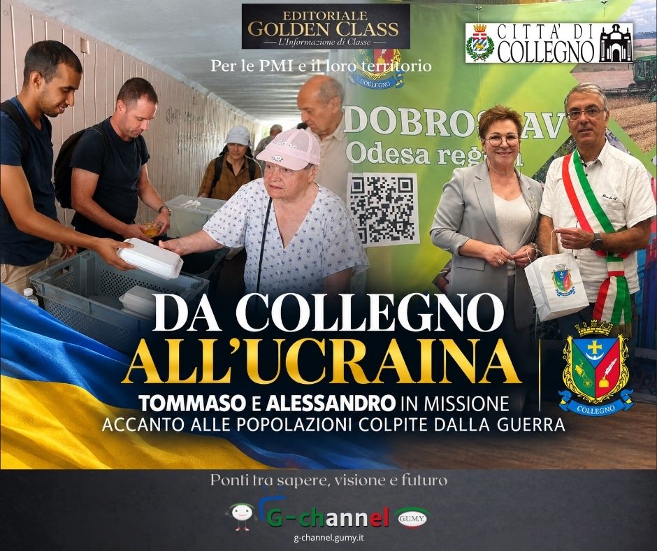 Da Collegno all’Ucraina: due cittadini in missione per la pace