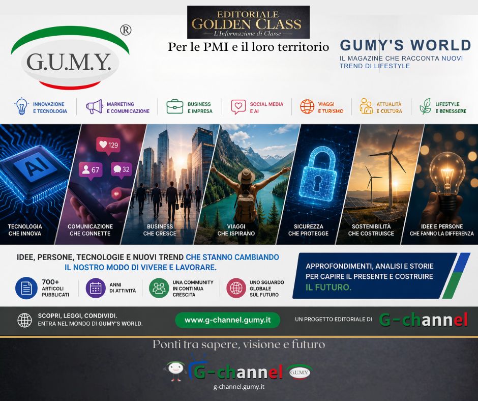 Gumy's World: il magazine che racconta l'innovazione con uno sguardo a 360 gradi